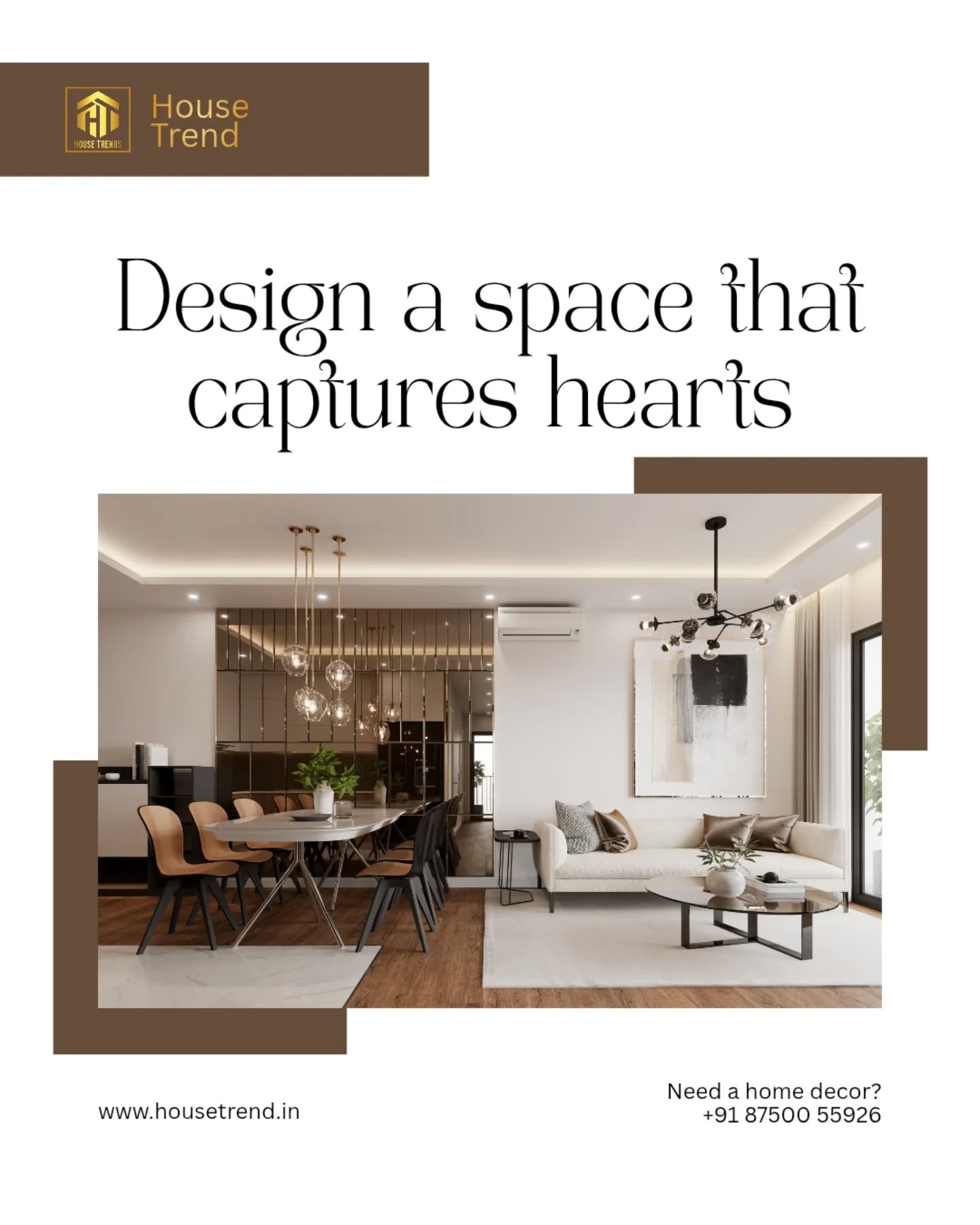 Design a space that captures hearts ✨🏡
Where every corner speaks elegance, comfort, and your unique style. 🤍

#InteriorDesign #LuxuryHomeInteriors #ModernLiving #ElegantSpaces #HomeInteriorDesign DreamHomeGoals PremiumInteriors HouseTrends StylishHomes