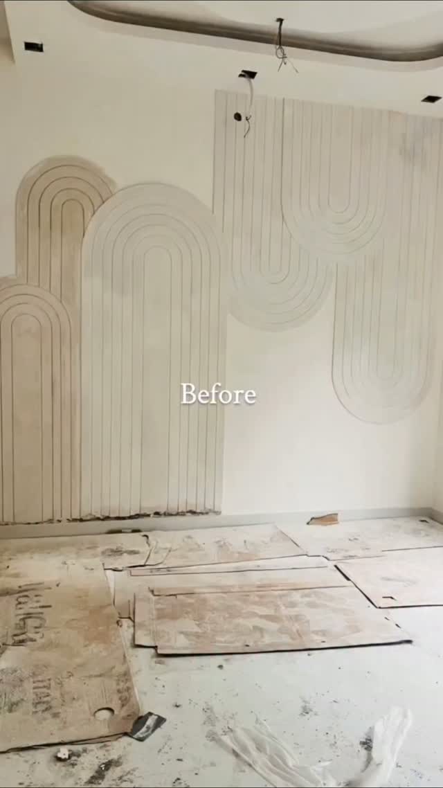 Before and After Wall Designs !